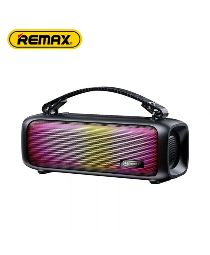 Remax RB-M67 Wireless Bluetooth 5.3 Speaker TWS interconnection Hifi 3D Super Bass Sound With RGB Lighting